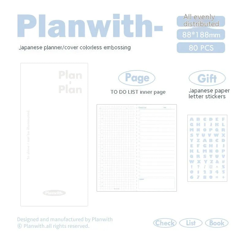 A5 embossed meter book with paper cover showing five colour options: white, purple, blue, grey, and protective cover