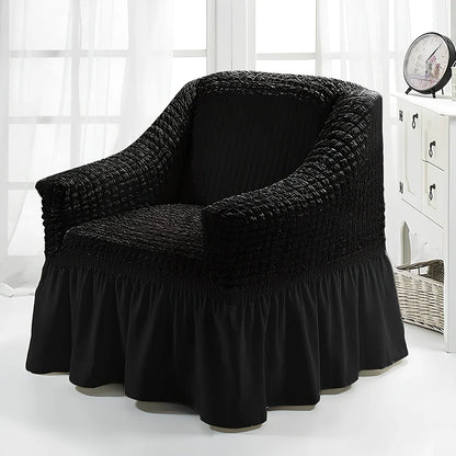 Branbird American single sofa cover with skirt design on 90-140cm furniture