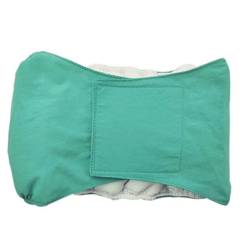 Cotton dog physiological belt diaper in five sizes XS to XL and seven colours for pet sanitary use