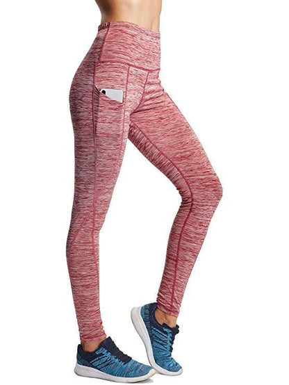 Women's lightweight pocket yoga pants in various colors for yoga, running, and casual wear