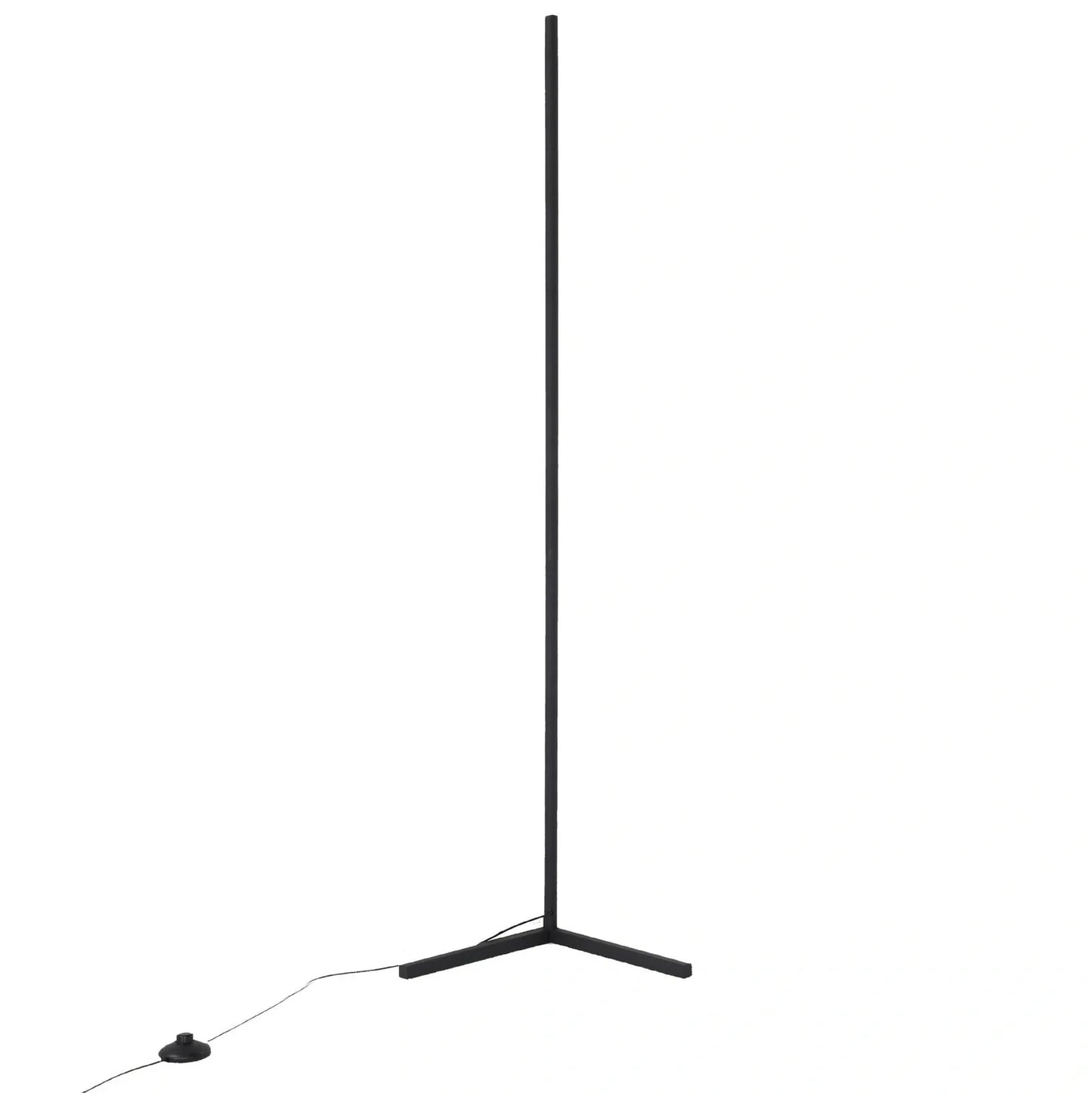 Corner floor lamp with aluminium alloy shade measuring 140cm height and 40cm diameter