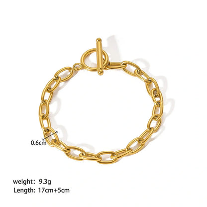 Elegant stainless steel bracelet with modern geometric design, suitable for women's fashion and accessories
