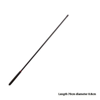 A straight resin measuring pointer for sewing and dressmaking tasks.