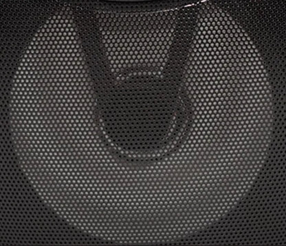 Portable Bluetooth speaker in black, blue, or pink with USB and SD card slots