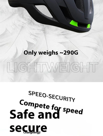 Adult adjustable mountain bike helmet in matte black with coloured graphics, showing ventilation net and sizing dial.