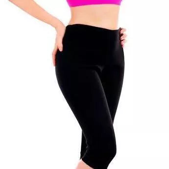 High waist thermal slimming pants for enhanced calorie burn during workouts