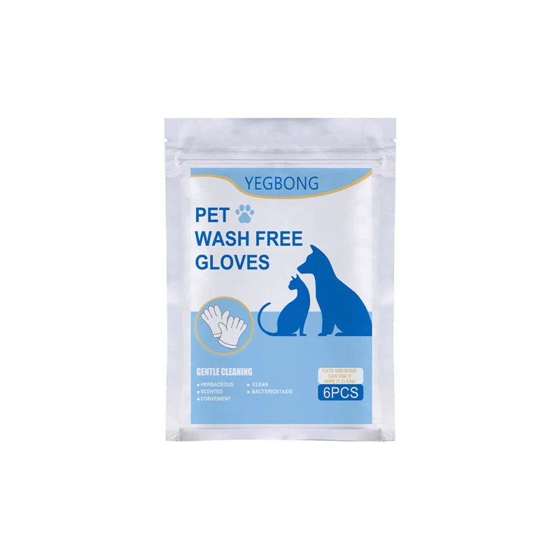 Disposable aluminum foil pet gloves for easy and hygienic pet care