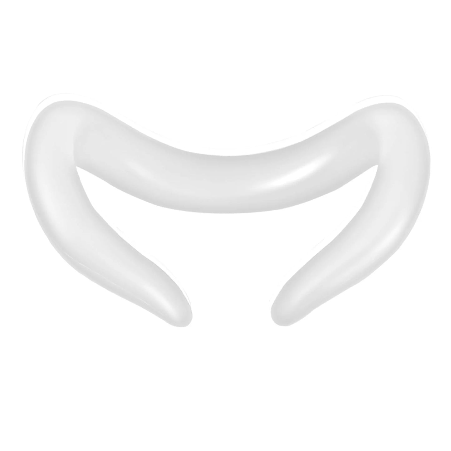 Silicone VR headset mask replacement in black, white, blue, and red