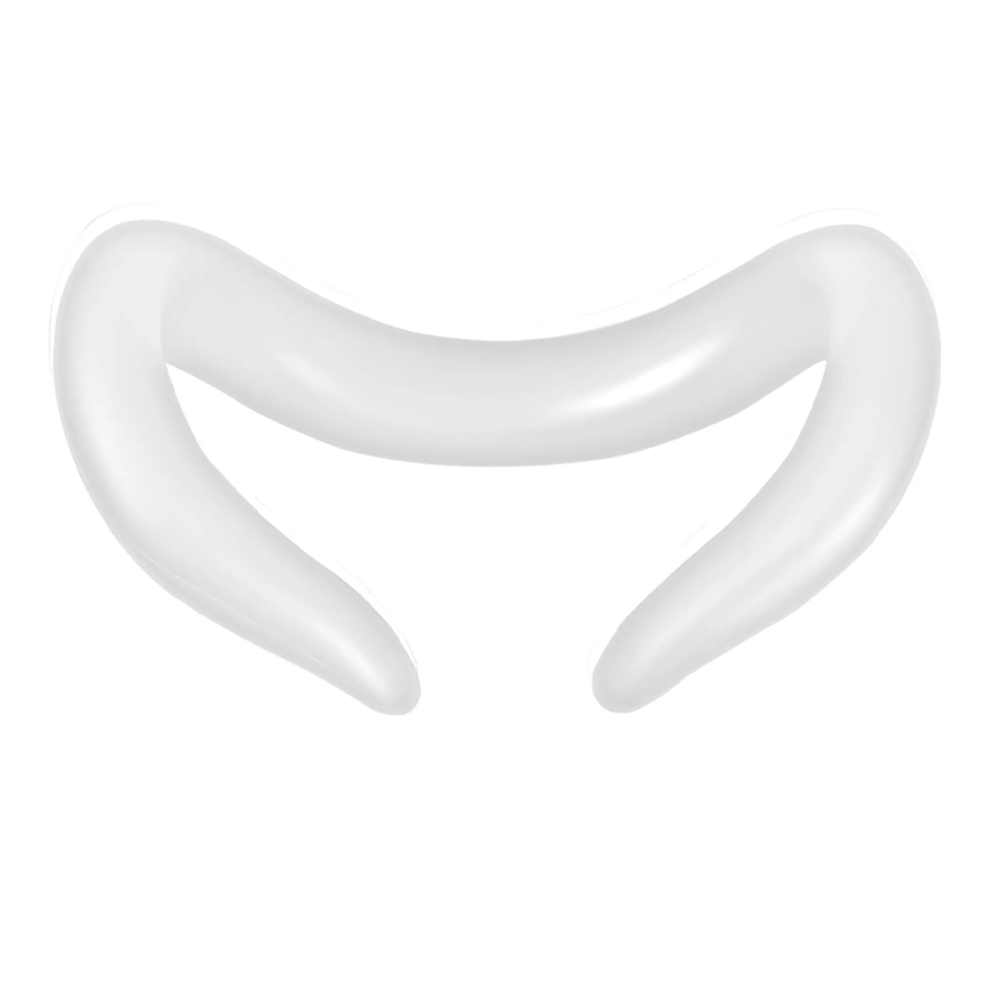 Silicone VR headset mask replacement in black, white, blue, and red