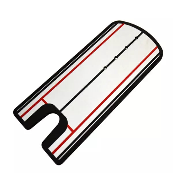 Golf putter posture correction mirror for accurate stance alignment, 31cm long, 15cm wide