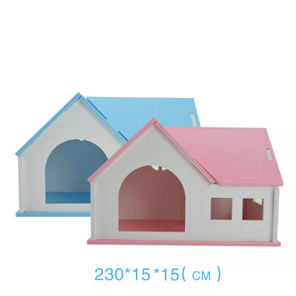 Colorful PVC hamster nest playhouse with ladder for pet exercise and fun