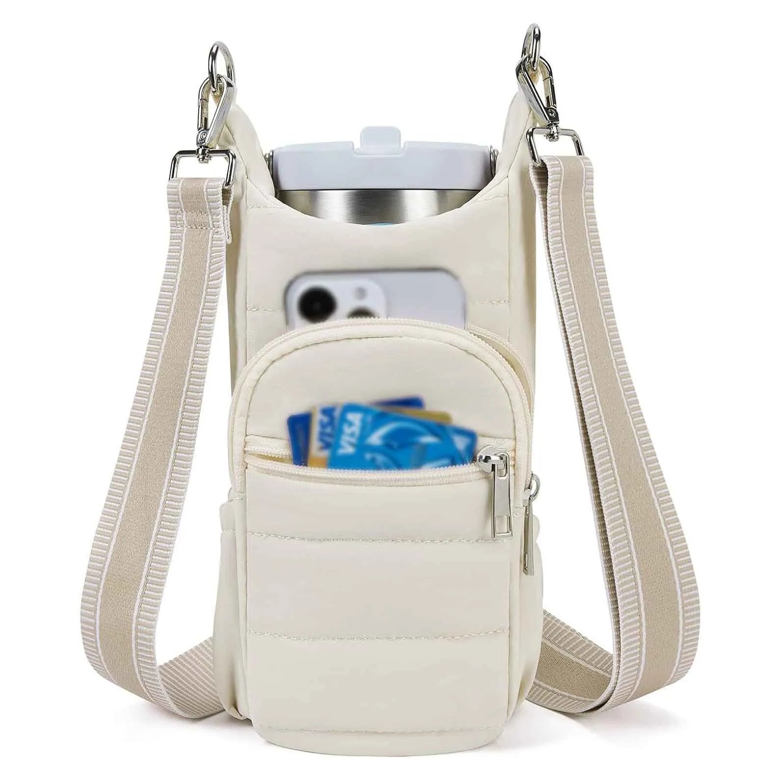 Cloth water bottle bag for bicycles in modern simplicity style