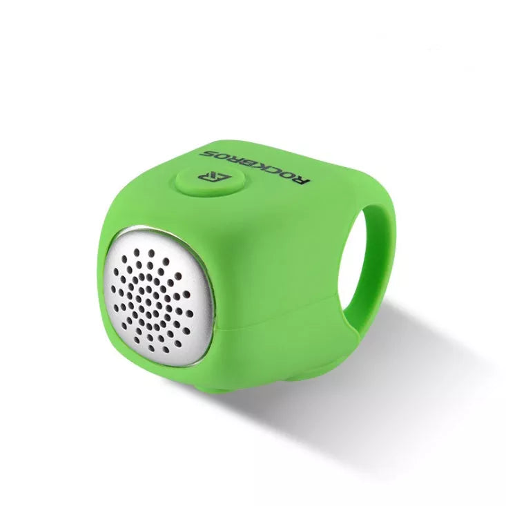 Electric horn mountain bike bell with elastic silicone material in various colors