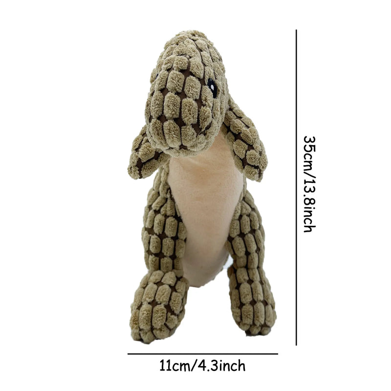 Toys with sound for dogs resistant to bites, grinding teeth toys for dogs to be alone, relieves boredom training toys for small puppies, supplies for large dogs like Golden Retrievers, durable dog toy in grey, green, or orange.
