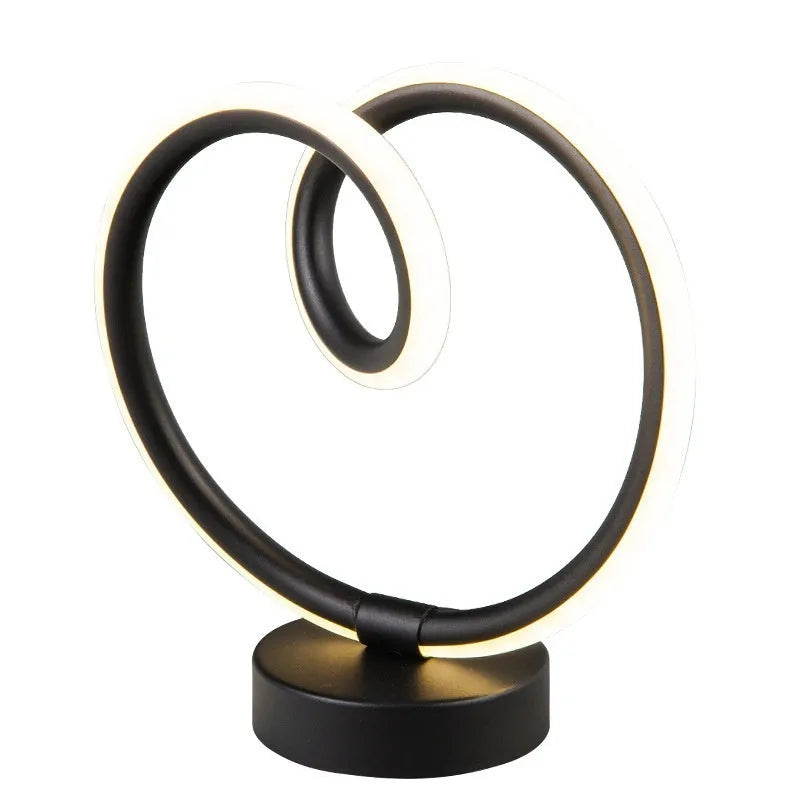Black musical note-shaped Bluetooth lamp with app control and RGB lighting.