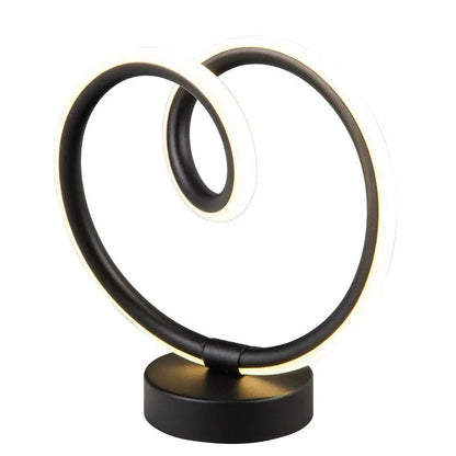 Black musical note-shaped Bluetooth lamp with app control and RGB lighting.