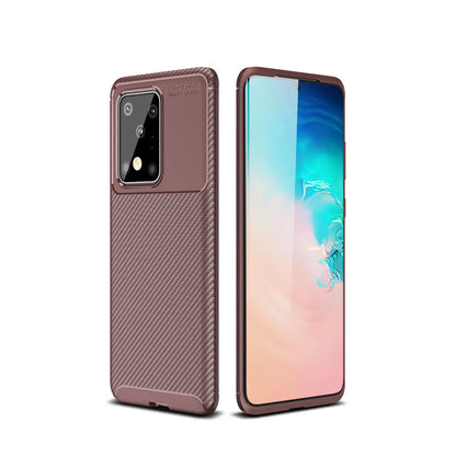 Solid colour TPU back cover phone case for Samsung smartphones in business style