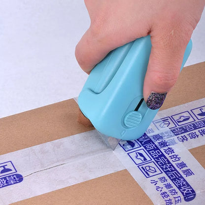 Blue mini plastic bag sealing machine with double electric heating wire