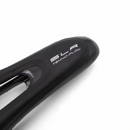 Carbon fibre bicycle saddle with 272mm length and 146mm width in black finish options