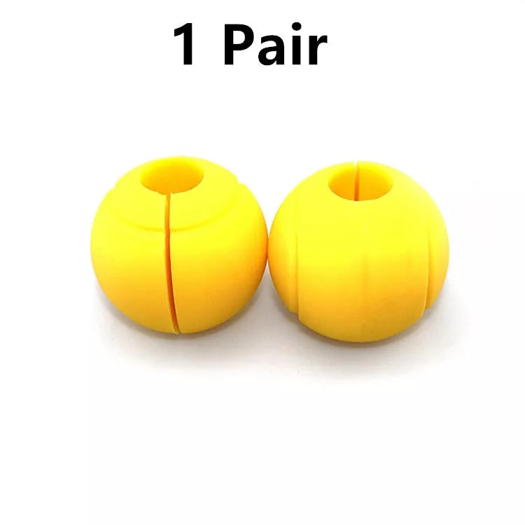 Food Grade Silicone Dumbbell Grip with non-slip surface in various colors