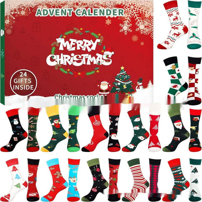 Mini resin Christmas sock decoration from blind box, showing detailed knitted texture and festive colours