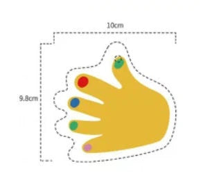 Bamboo fiber dish towel with cartoon patterns for kitchen cleaning