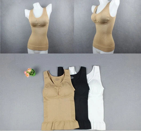 Sculpting Tank Top and Cami Set - Slim and smooth your figure with this versatile undergarment duo