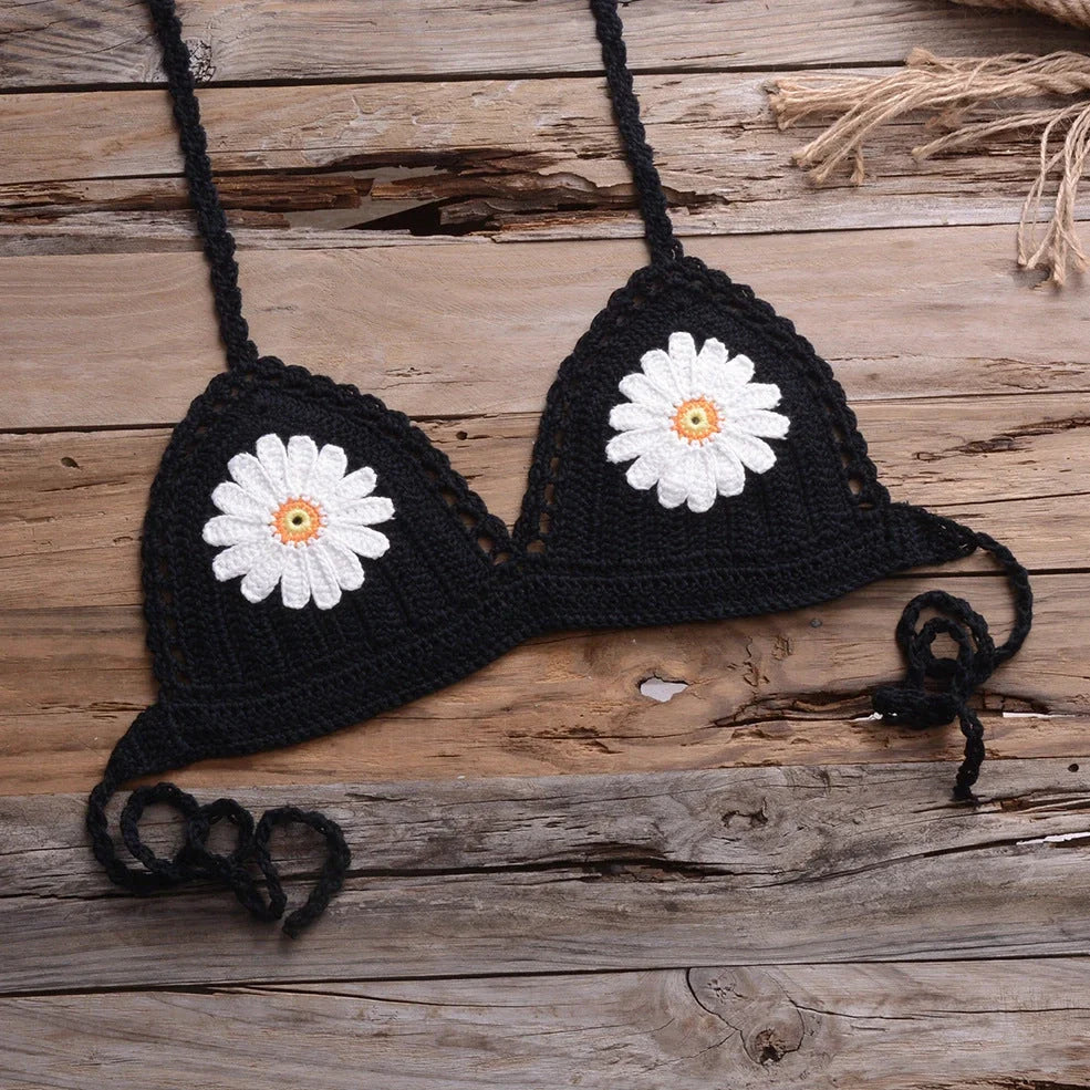 Two-piece bikini set in cotton-blend fabric with acrylic, showing jacket and pants in various colours like khaki and light blue