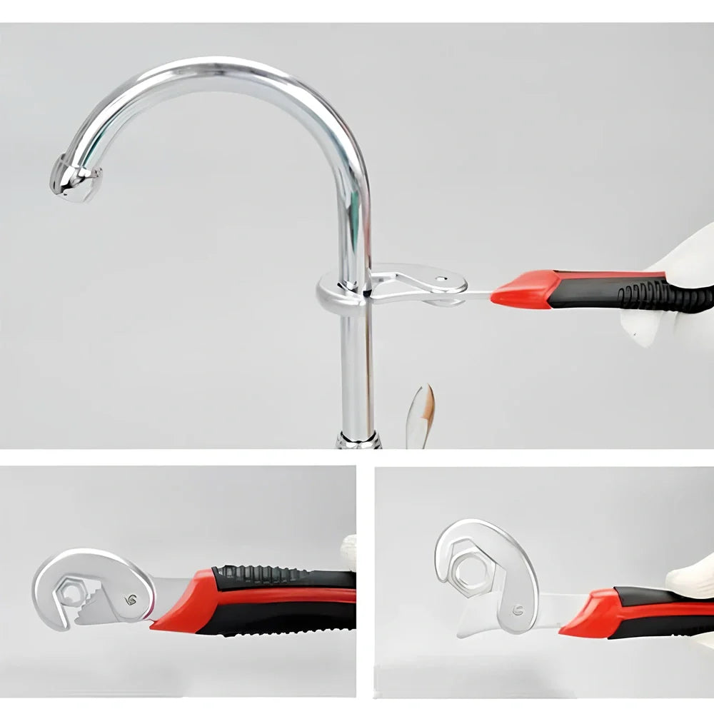 Smartest Snap Grip Set showing 12 components with adhesive bases and adjustable arms for mobile device mounting