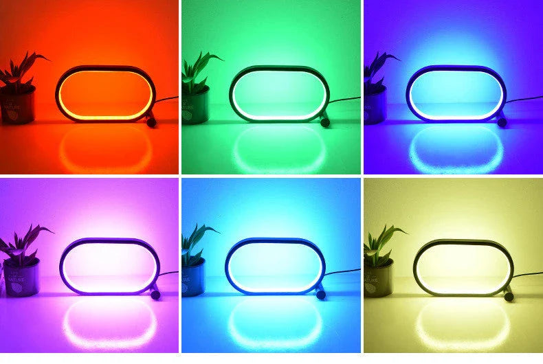 Modern USB lamp with adjustable brightness and touch control for bedside, desk, or mood lighting