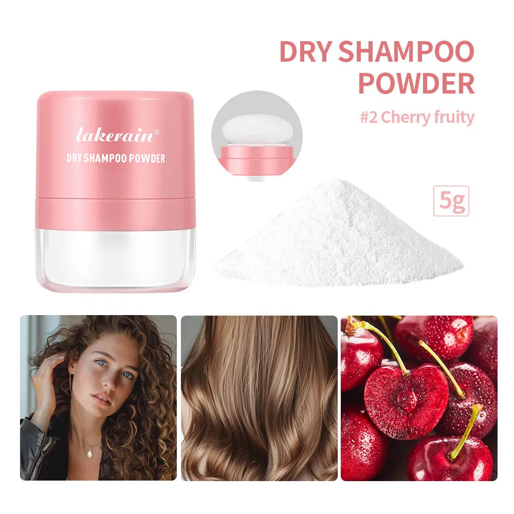 Disposable 5g hair dry cleaning booster powder with sponge applicator and headband
