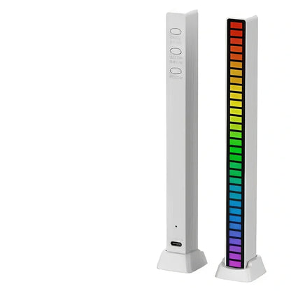 Voice control car atmosphere light bar with music rhythm sync feature and acrylic shell