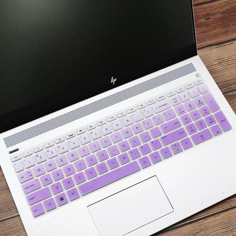 15.6-inch silicone keyboard film for HP Light and Shadow Wizard 4th Generation laptop in various colors