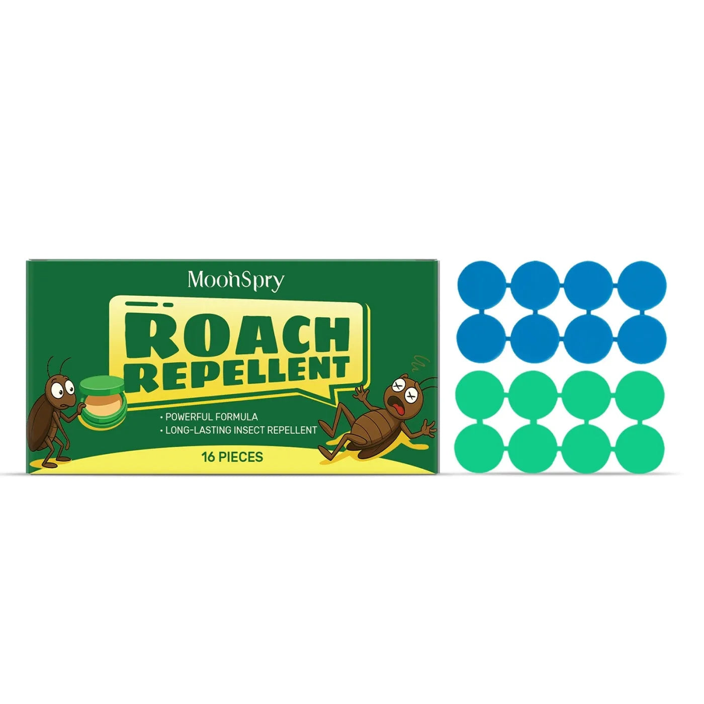 Roach repellent bait paste tubes with adhesive pads for cockroach control containing imidacloprid and dinotefuran insecticides