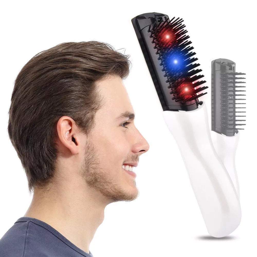 Electric head massage comb for hair growth and scalp relaxation