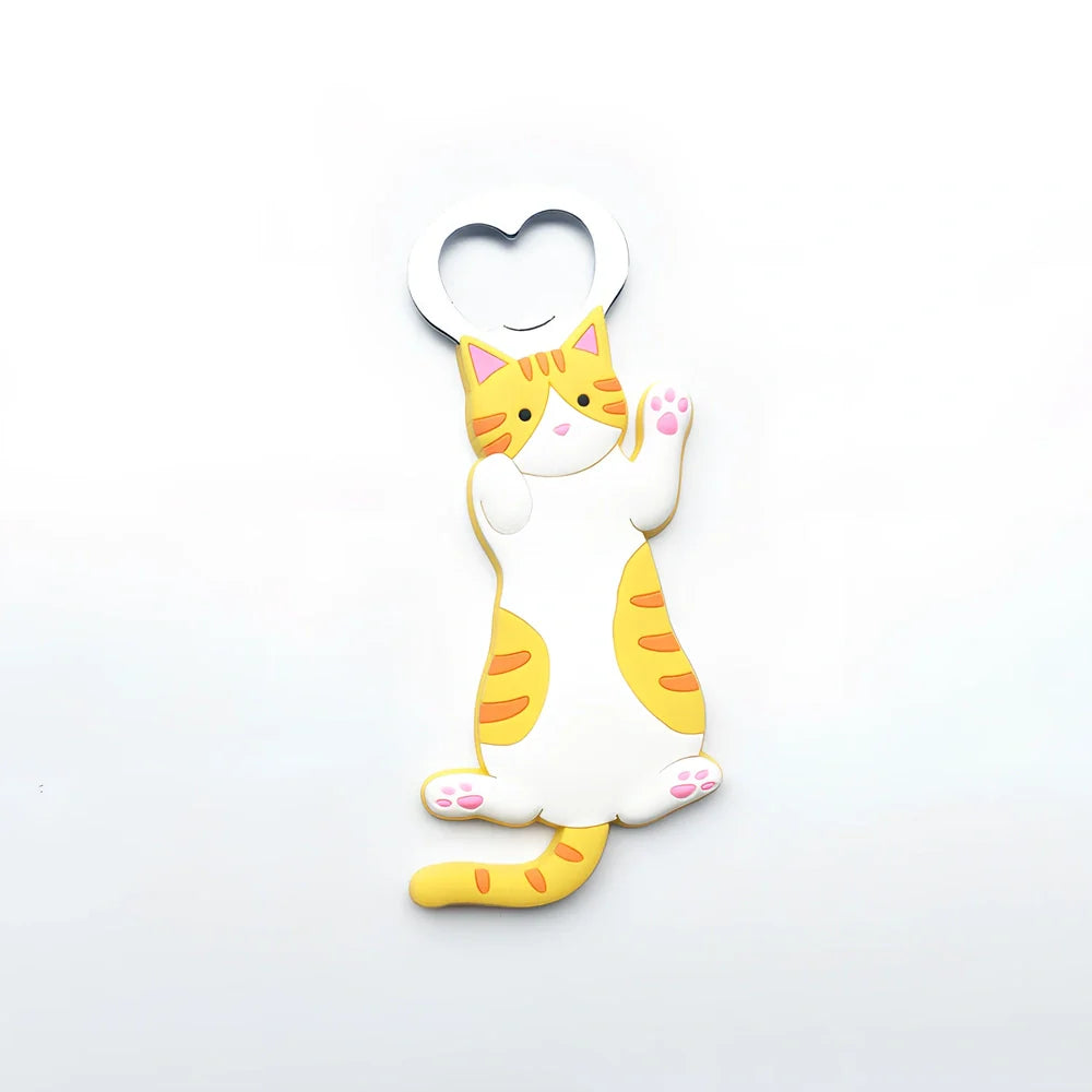 Animal-shaped bottle opener with alloy construction measuring 135mm long by 50mm wide