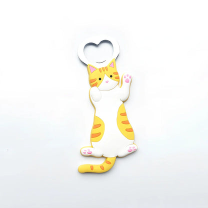 Animal-shaped bottle opener with alloy construction measuring 135mm long by 50mm wide