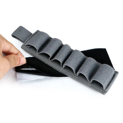 Tactical 6-hole storage sticker organiser in 1000D nylon fabric showing attachment points