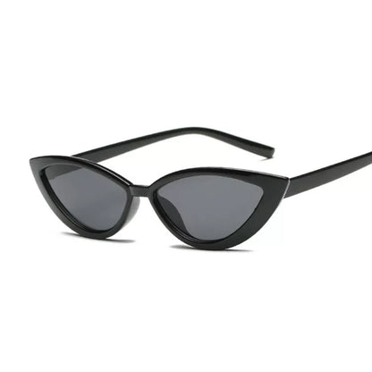Cat eye sunglasses in various colors with UV protection and lightweight PC frame
