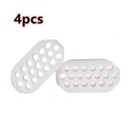 Compact black silicone jaw trainer for muscle shaping, food-grade material, portable at 5cm size for daily facial exercises