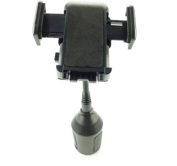 Adjustable car cup holder and smartphone mount with 360-degree rotation and eco-friendly ABS design