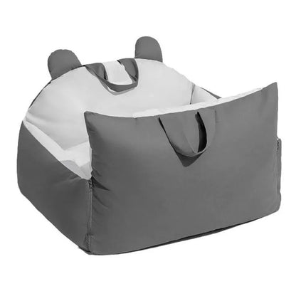 Universal removable washable car kennel for dogs in beige colours with two size options