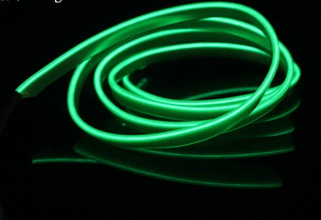 Flexible LED strip lights in various colors for neon party decor, bicycle, and dance lighting