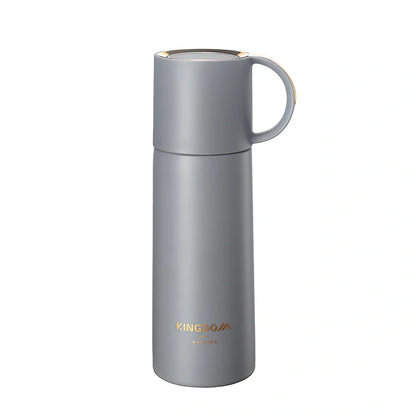 350ml stainless steel insulated water bottle with vacuum technology and leakproof seal in blue colour option