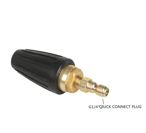 High pressure car wash water gun alloy rotary nozzle 160 kg 2500PSI 030 aperture