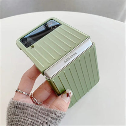 Samsung Z Flip3 flip case in seven colours with 0.8mm PC shell and solid-colour design