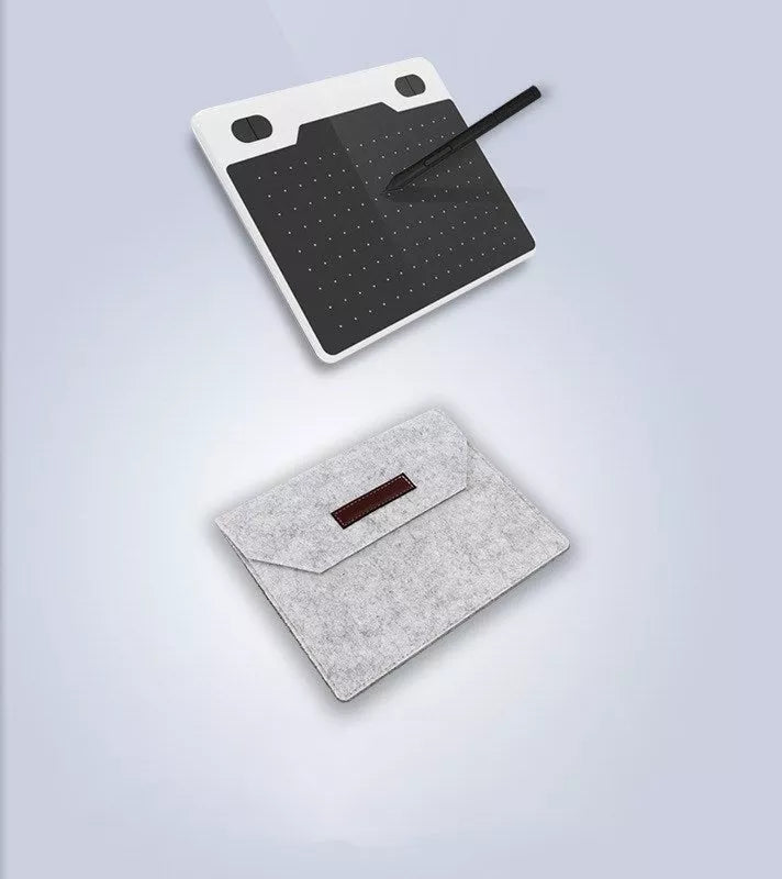 Ultralight graphic tablet with battery-free pen for Apple and other devices