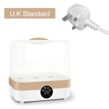 ZRX-0860 baby bottle steriliser dryer with polypropylene housing and 400W heating element