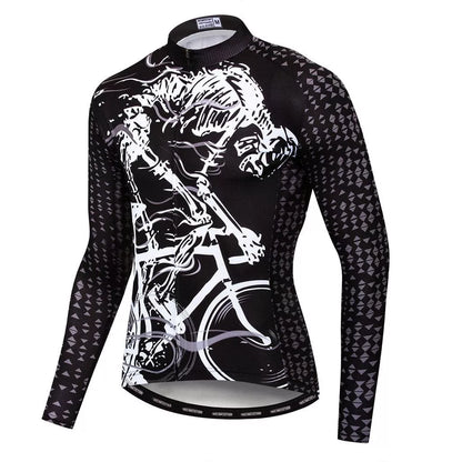 Long Sleeve Cycling Jersey in various colors and sizes for optimal performance