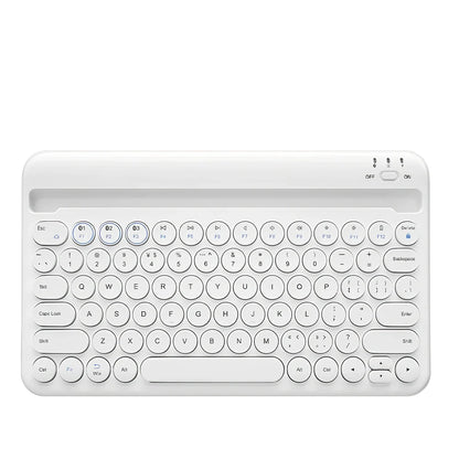 Bluetooth wireless keyboard with 8-metre range and 200-hour battery life in multiple colour options